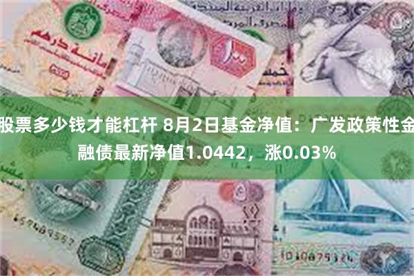 股票多少钱才能杠杆 8月2日基金净值：广发政策性金融债最新净值1.0442，涨0.03%